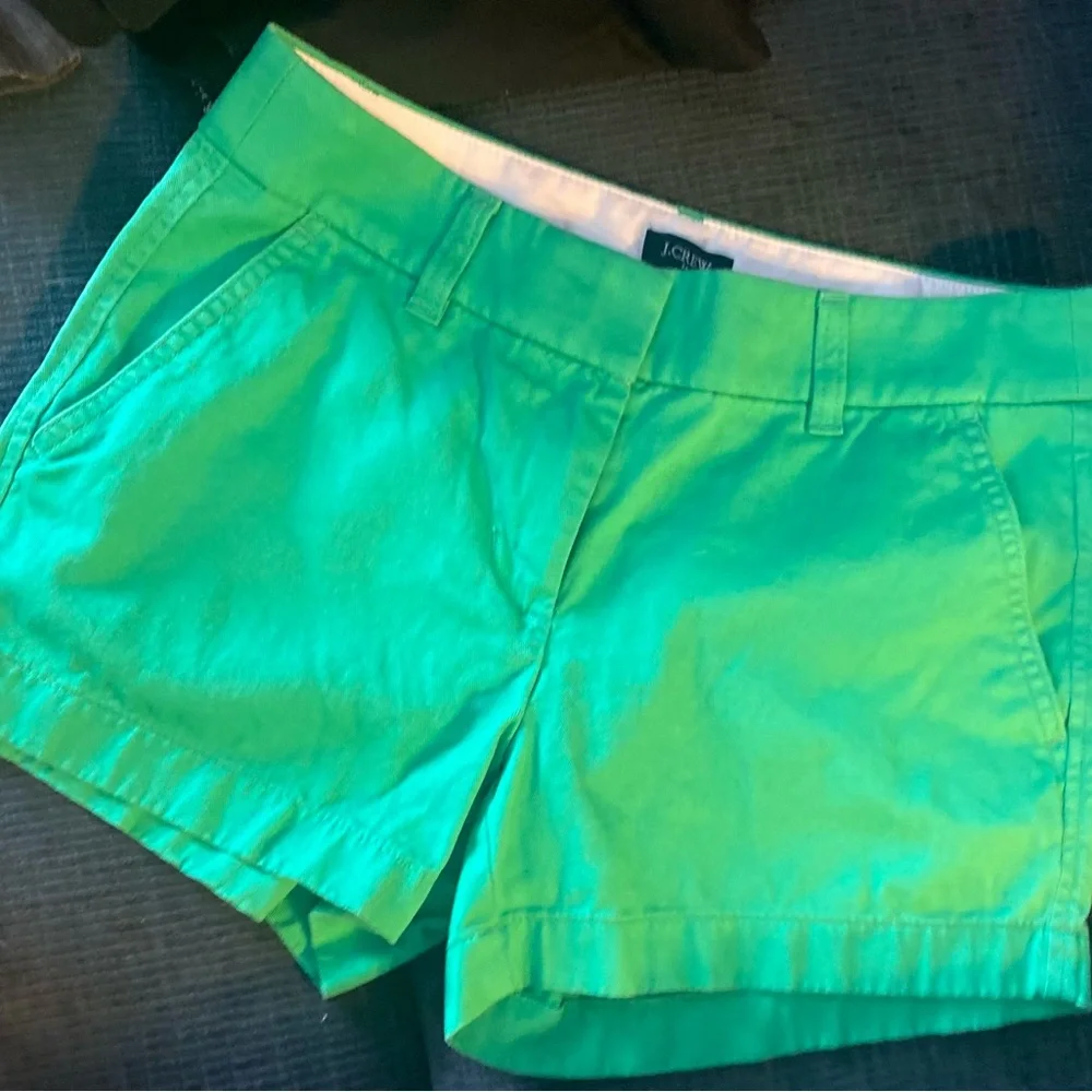 J. Crew Bright Green Women's Bermudas